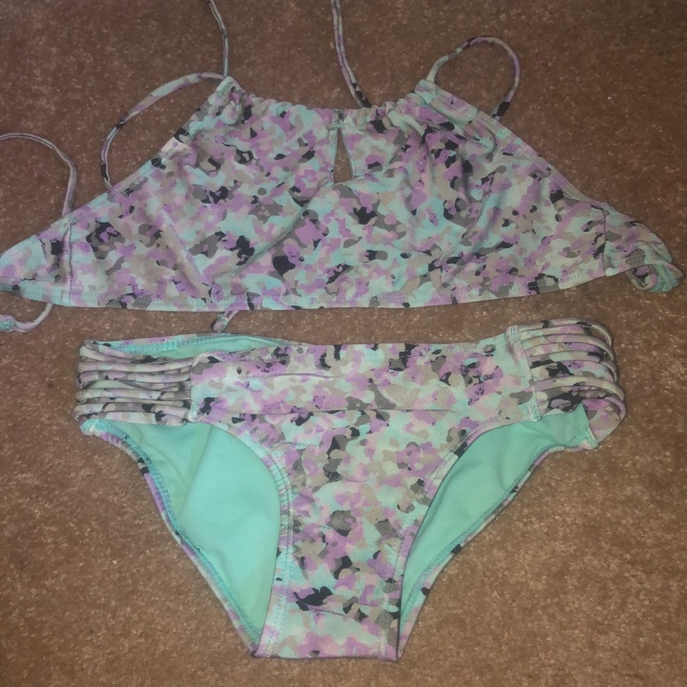 Two piece bathing suit
